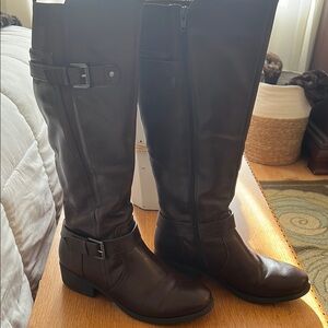 Croft & Barrow Chocolate Heeled Boots